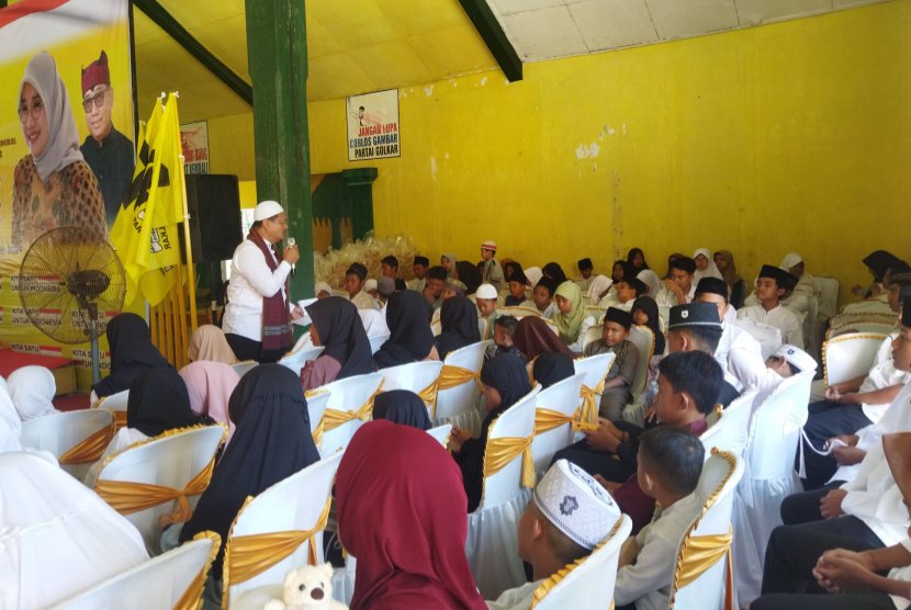 Golkar Banyuwangi Bersama 100 Anak Yatim Doakan Kesembuhan Bejo Sulaiman, Putra Sekjen DPP Golkar