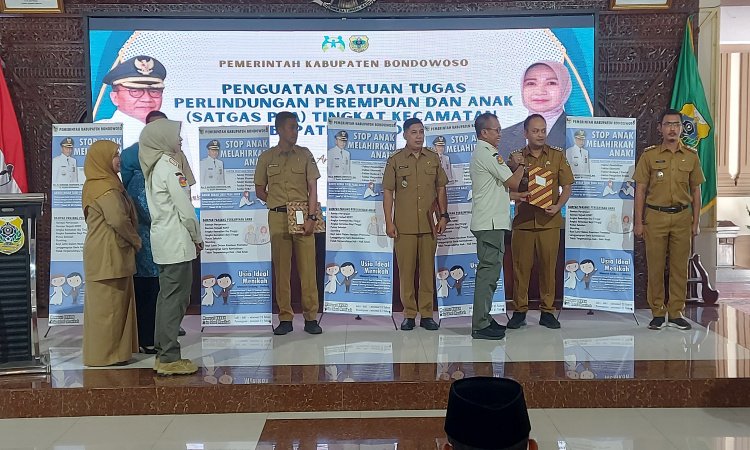 Satgas PPA Tingkat Kecamatan se-Kabupaten Bondowoso Terus Diperkuat